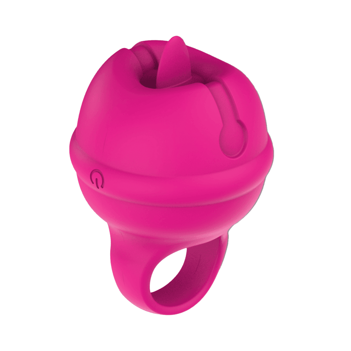 Lecca Clitoride Anello Vibratore con Lingua Stimolatore in Silicone Licking USB