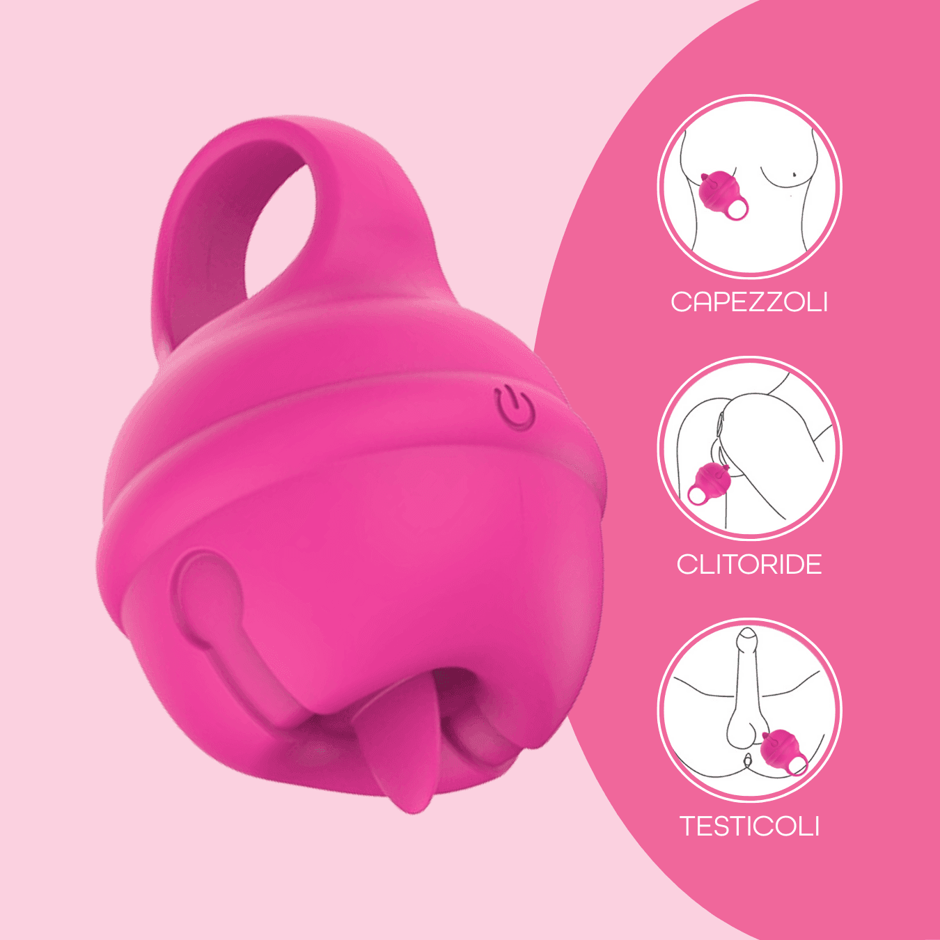 Lecca Clitoride Anello Vibratore con Lingua Stimolatore in Silicone Licking USB in prodotto Do You Erotic - Napoli, commercioVirtuoso.it