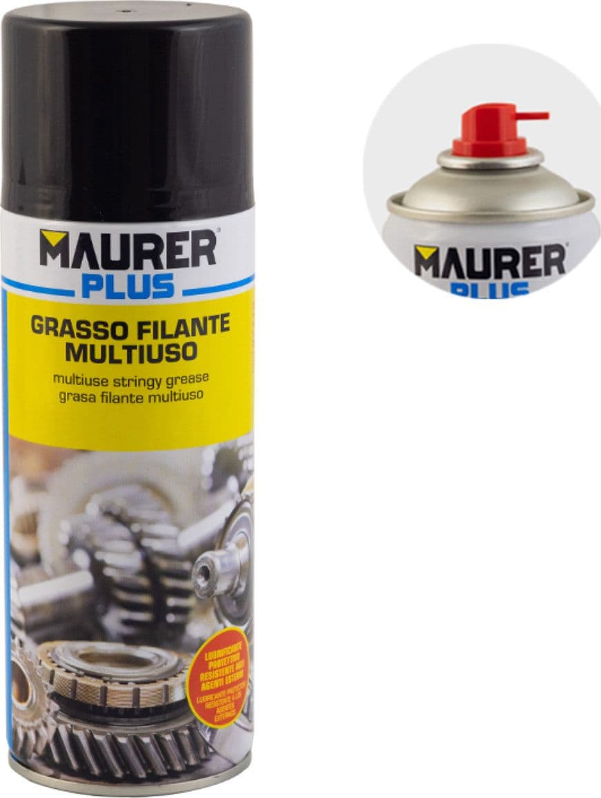 Grasso Filante Multiuso ml.400 Spray Lubrificante Protettivo Resistente Agli Agenti Atmosferici