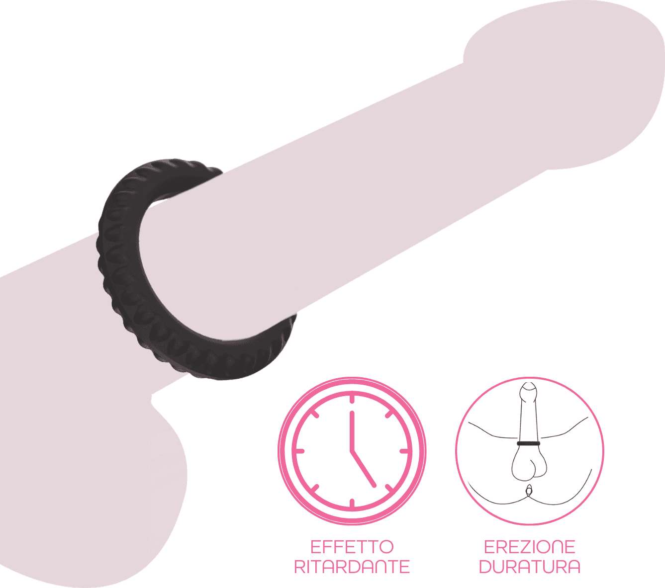Set 3 Anelli Fallici Cockring in Silicone Effetto Ritardante Elastici per Pene in Anelli fallici e vibranti Do You Erotic - Napoli, commercioVirtuoso.it