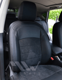 Coprisedili su misura per Nissan Qashqai I (2007-2013), Leather style in Set per interni Autooggetti.it - Roma, commercioVirtuoso.it