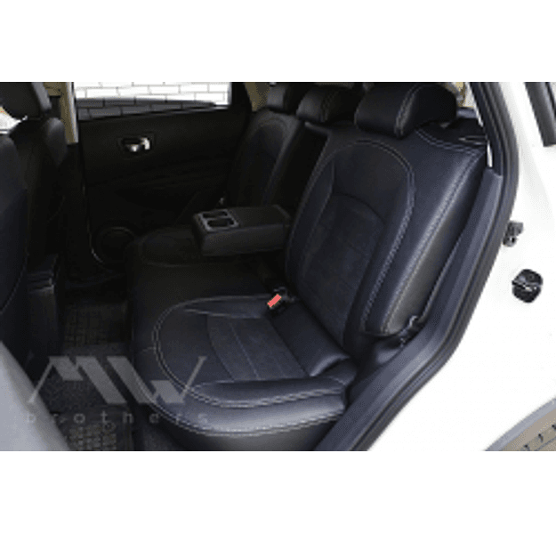 Coprisedili su misura per Nissan Qashqai I (2007-2013), Leather style in Set per interni Autooggetti.it - Roma, commercioVirtuoso.it