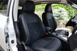 Coprisedili su misura per Nissan Qashqai I (2007-2013), Leather style in Set per interni Autooggetti.it - Roma, commercioVirtuoso.it