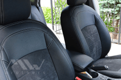 Coprisedili su misura per Nissan Qashqai I (2007-2013), Leather style in Set per interni Autooggetti.it - Roma, commercioVirtuoso.it