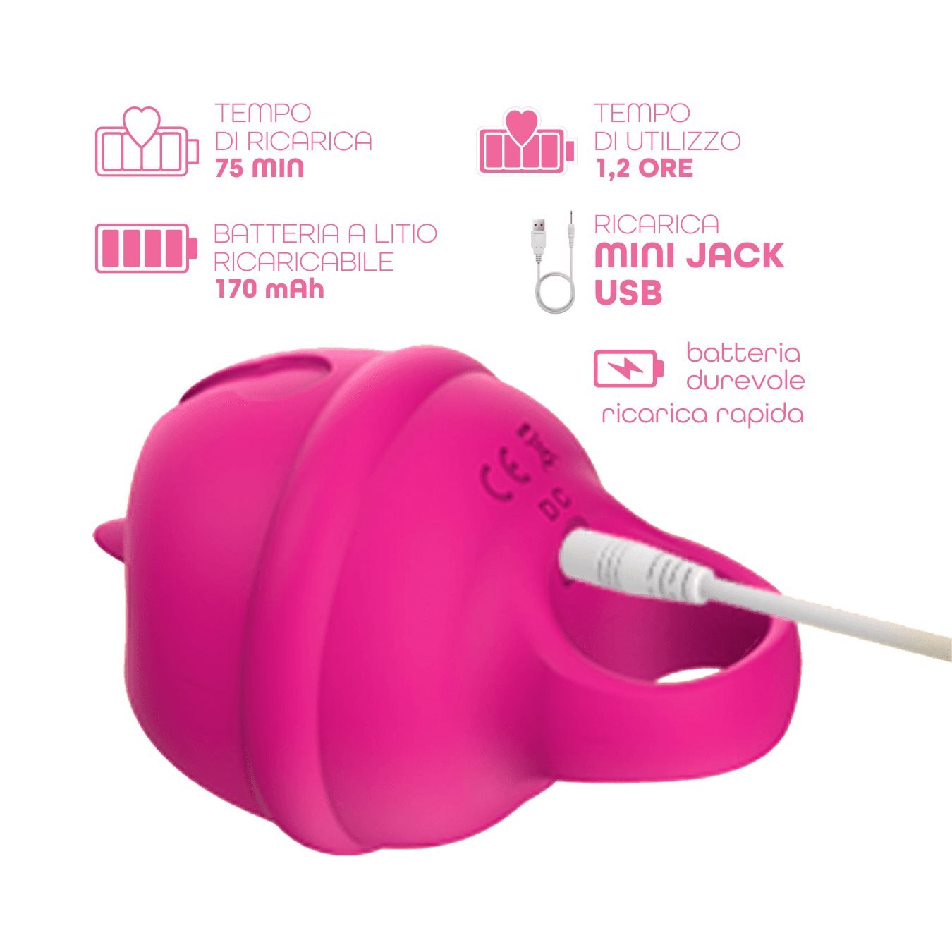 Lecca Clitoride Anello Vibratore con Lingua Stimolatore in Silicone Licking USB in prodotto Do You Erotic - Napoli, commercioVirtuoso.it