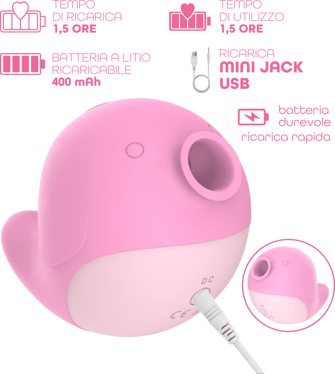 Succhia Clitoride con Vibrazione Stimolatore 2in1 Vibratore Multifunzione Vagina in Massaggiatori elettrici per i piedi Do You Erotic - Napoli, commercioVirtuoso.it