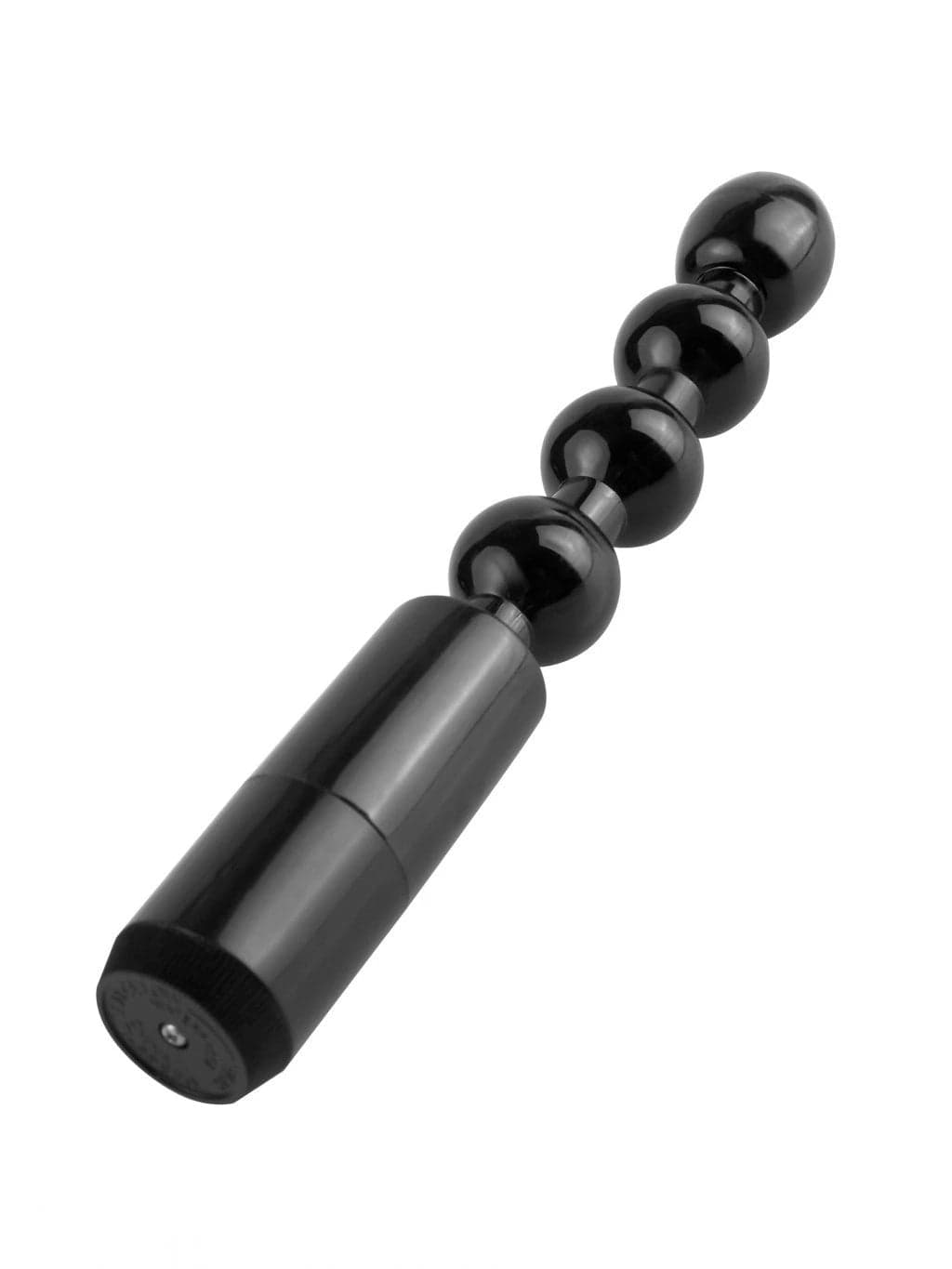 Sonda plug anale a 4 sfere vibrazioni nero inseribile 13,5 cm diametro 3 cm circa in prodotto Erosdom - Palmi, commercioVirtuoso.it