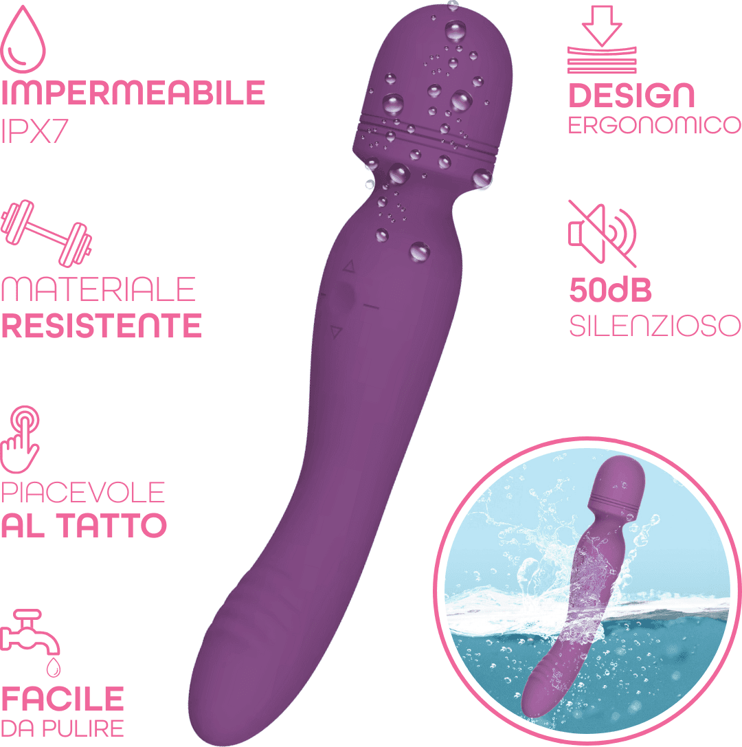 Wand Massager Vibratore Potente Dildo Massaggiatore in Silicone doppia Vibrazione in Vibratori classici Do You Erotic - Napoli, commercioVirtuoso.it