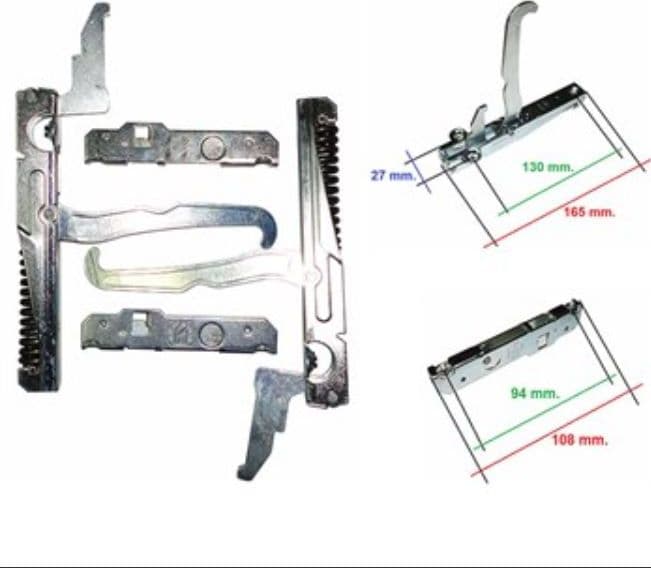 KIT 2PZ CERNIERA PORTA FORNO CUCINA TECNOGAS 246018700 - 458005100 in prodotto EuroStore07 - Alatri, commercioVirtuoso.it