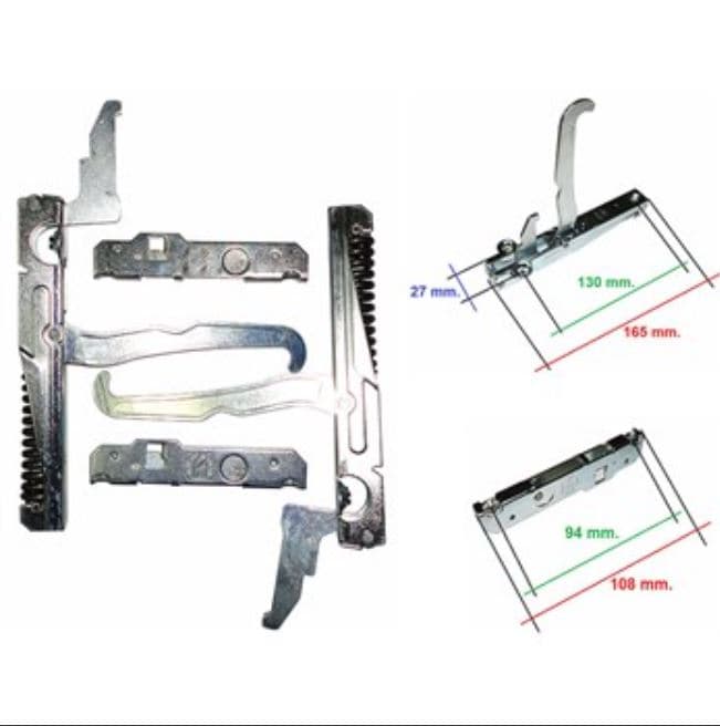 KIT 2PZ CERNIERA PORTA FORNO CUCINA TECNOGAS 246018700 - 458005100 in prodotto EuroStore07 - Alatri, commercioVirtuoso.it