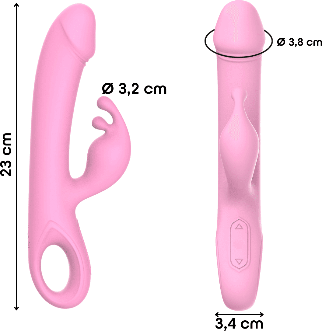 Vibratore Rabbit Doppia Stimolazione Clitoride Punto G Dildo in Silicone Medico in Vibratori Rabbit Do You Erotic - Napoli, commercioVirtuoso.it