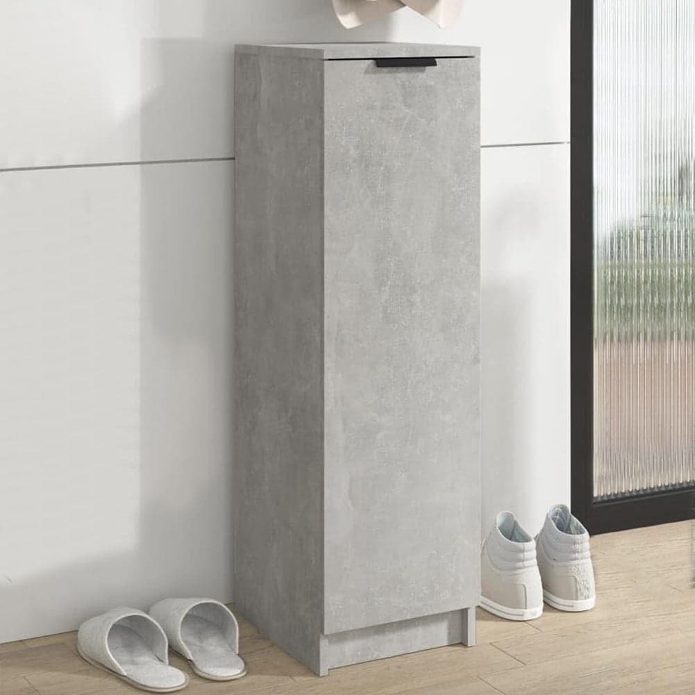 Mobile Scarpiera 6 Ripiani in Legno MDF 30x35 H 100 cm Multiuso Cemento Moderno in Scaffali portascarpe Danyx - Casoria, commercioVirtuoso.it