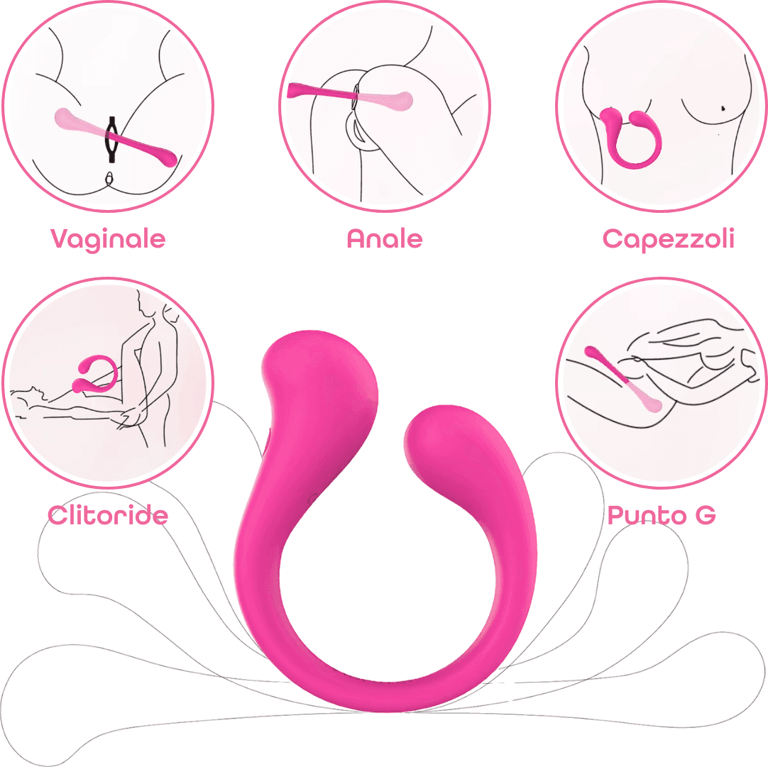 Vibratore Multifunzione per Doppia Stimolazione Controllo con App Modellabile in Vibratori per coppia Do You Erotic - Napoli, commercioVirtuoso.it