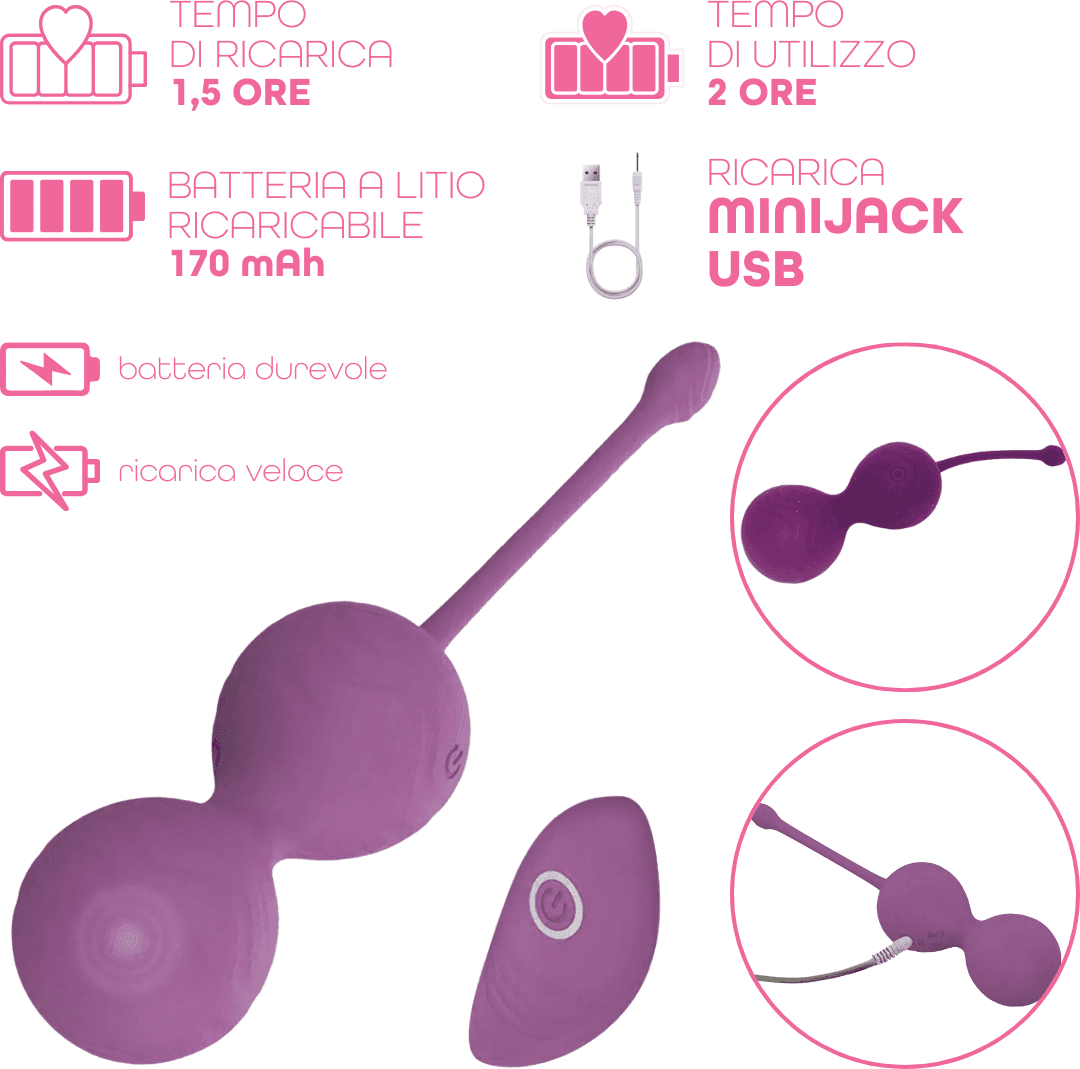 Palline Vaginali Vibranti Set in Silicone Medicale con Telecomando Kegel Pelvico in Palline vaginali Do You Erotic - Napoli, commercioVirtuoso.it