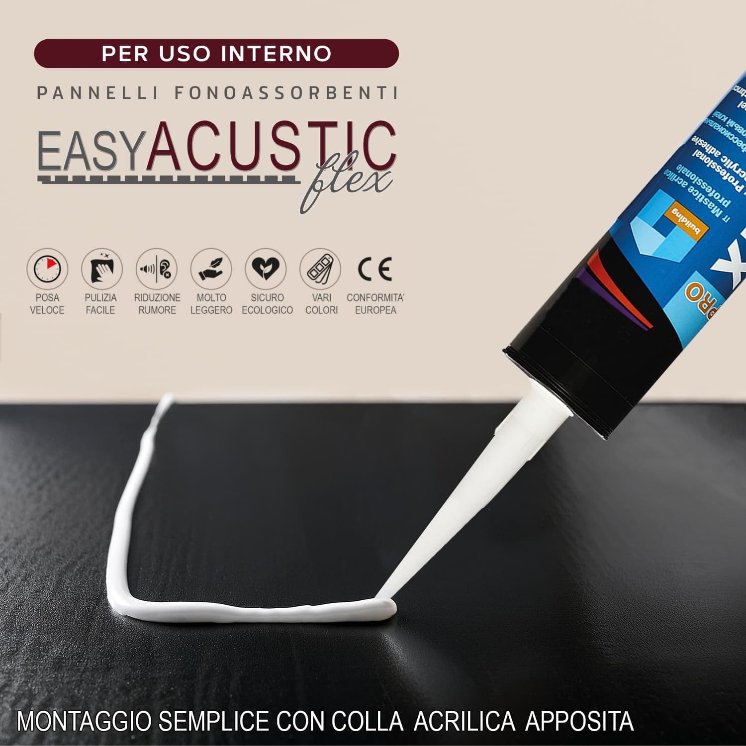 Pannelli Fonoassorbenti Acustici Decorativi effetto Legno per Pareti cm275x60 1,65mq/pacco in Pannelli a muro 3D Masterbrico - Longobardi, commercioVirtuoso.it