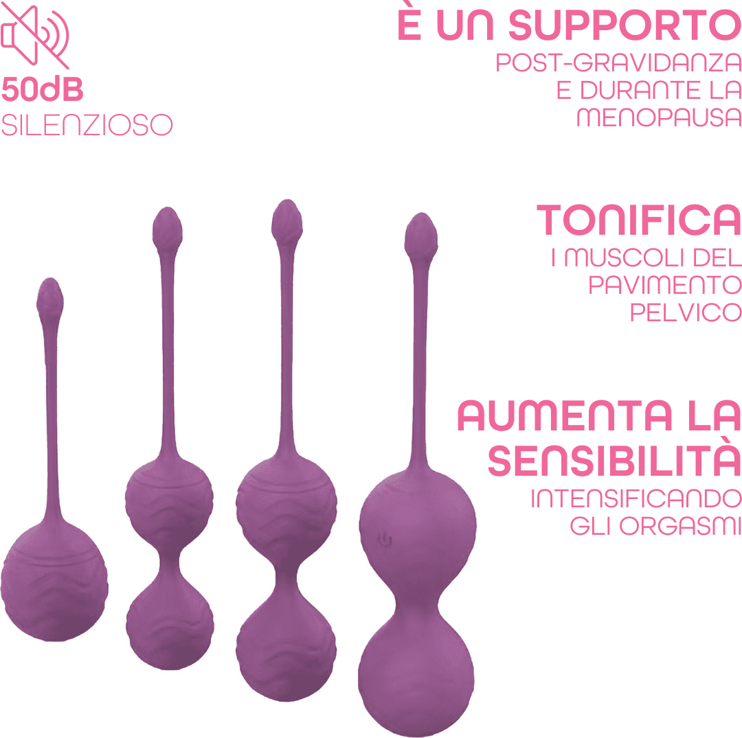Palline Vaginali Vibranti Set in Silicone Medicale con Telecomando Kegel Pelvico in Palline vaginali Do You Erotic - Napoli, commercioVirtuoso.it