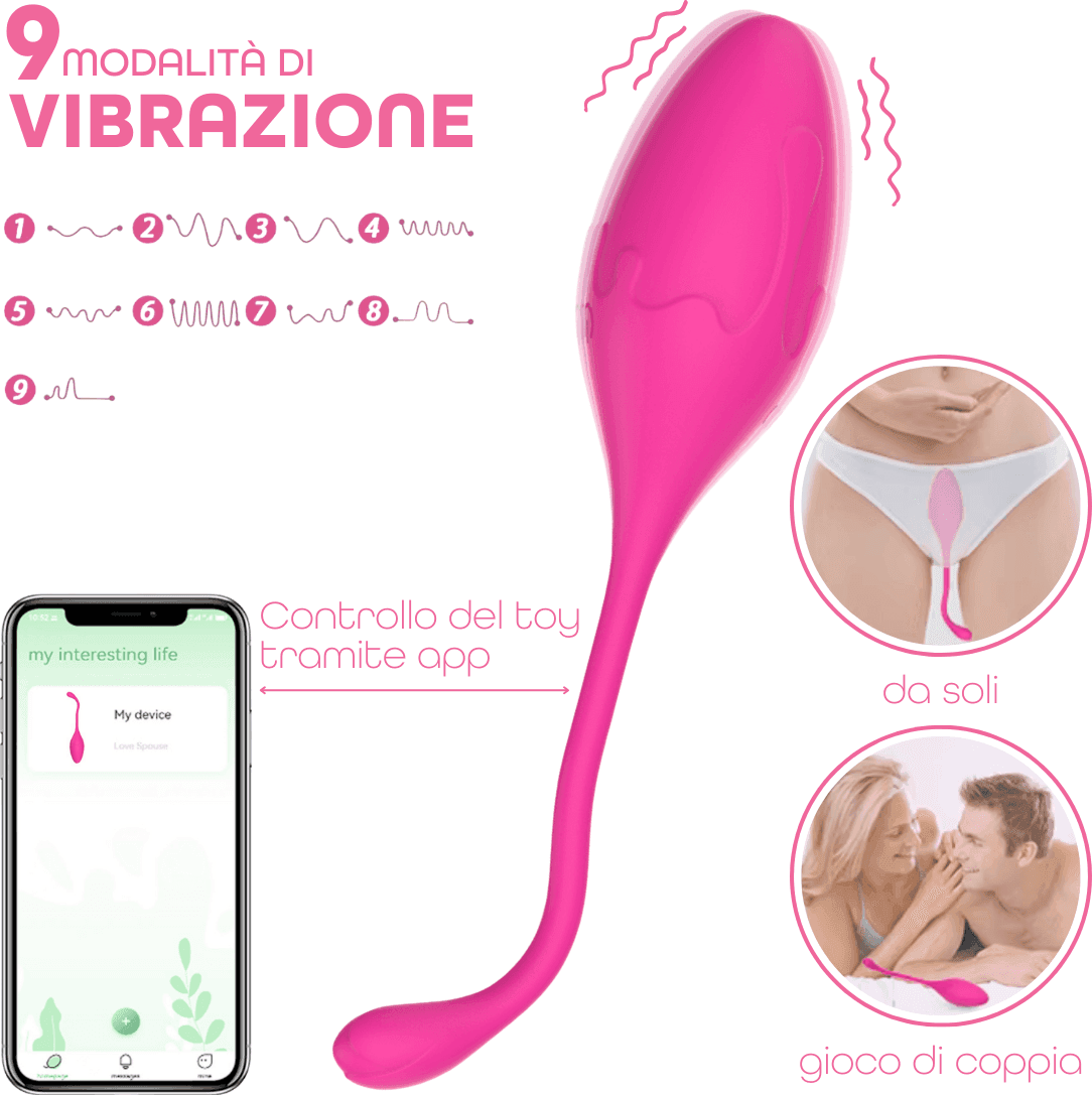 Ovetto Vibrante con App Vibratore Vaginale Indossabile Sex Toy per Coppia USB in Vibratori per coppia Do You Erotic - Napoli, commercioVirtuoso.it