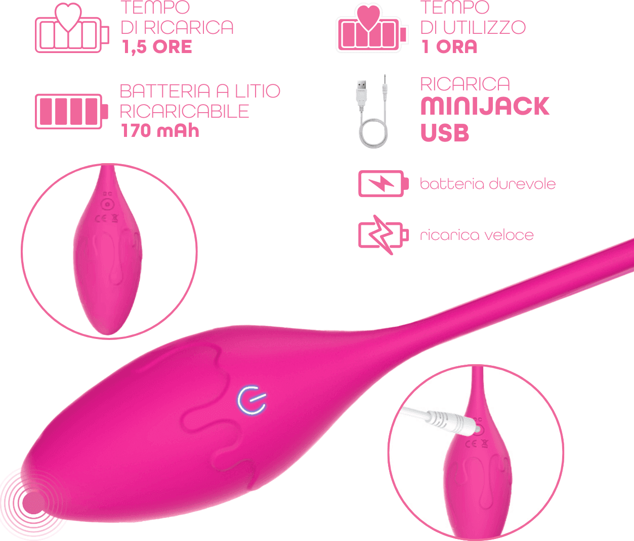 Ovetto Vibrante con App Vibratore Vaginale Indossabile Sex Toy per Coppia USB in Vibratori per coppia Do You Erotic - Napoli, commercioVirtuoso.it