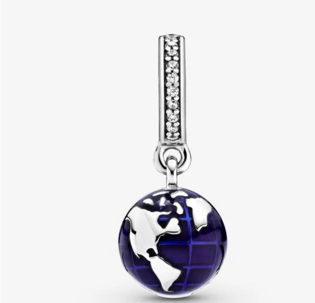 Pandora - Charm pendente Pianeta blu in Bead Charm Alba Gioielli - Casoria, commercioVirtuoso.it