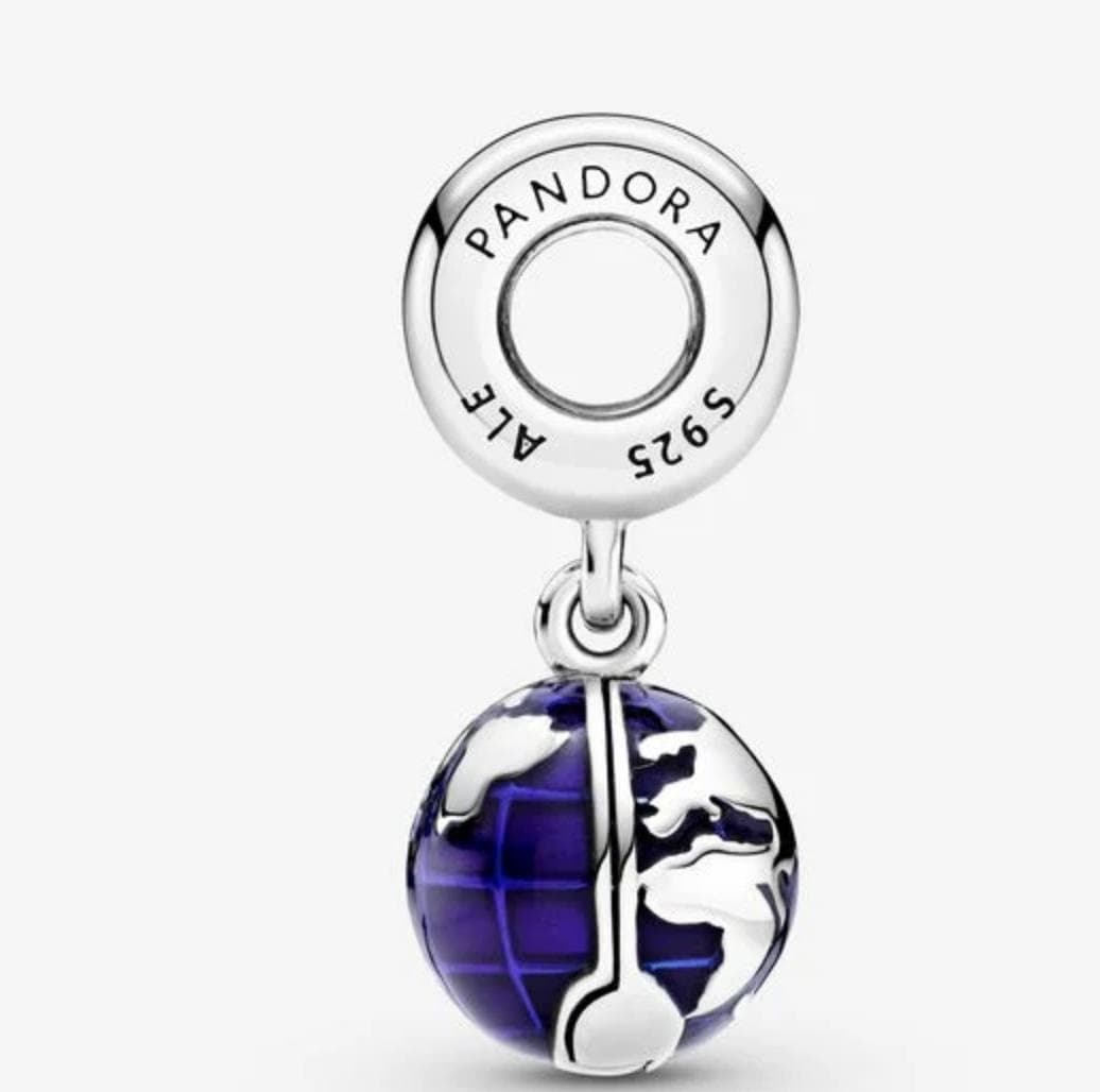 Pandora - Charm pendente Pianeta blu in Bead Charm Alba Gioielli - Casoria, commercioVirtuoso.it