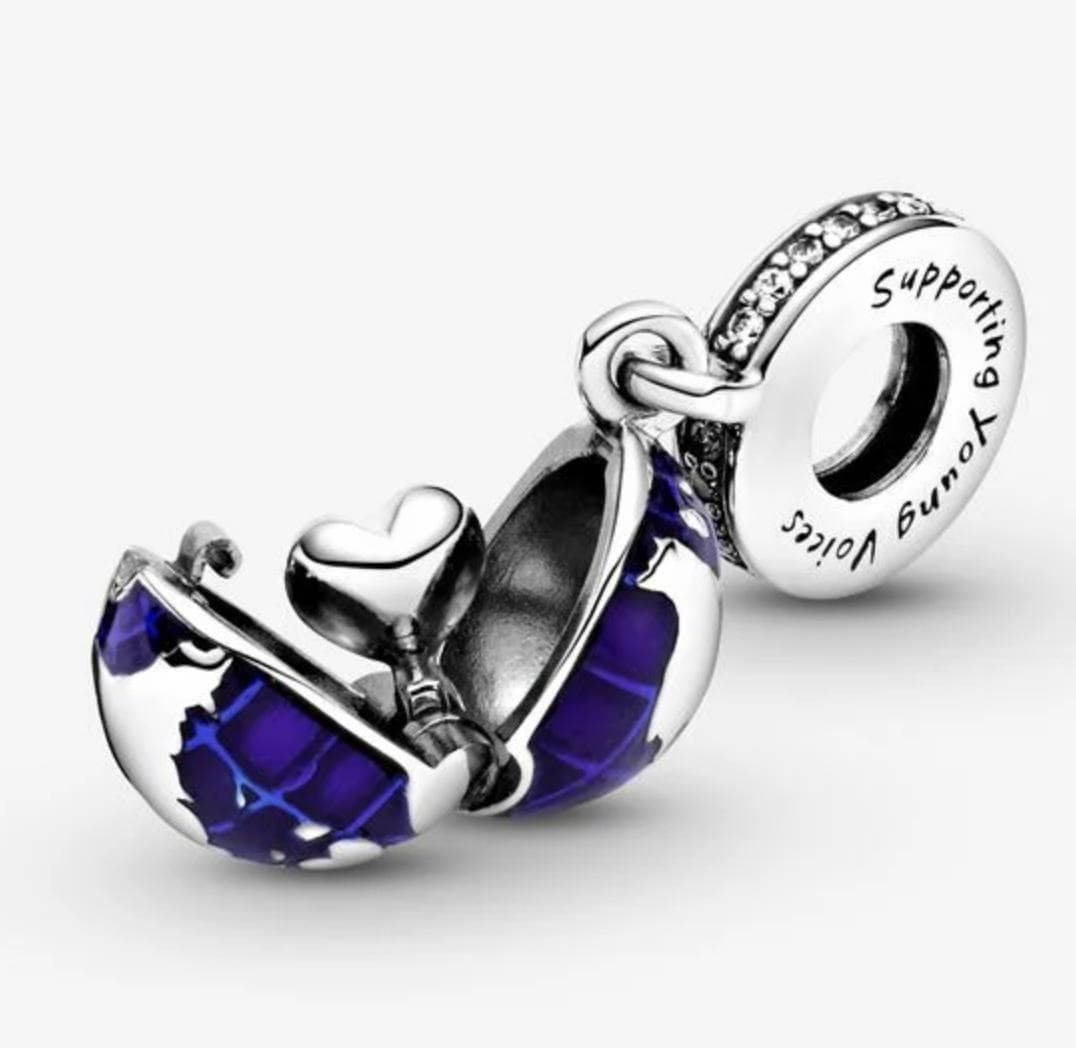 Pandora - Charm pendente Pianeta blu in Bead Charm Alba Gioielli - Casoria, commercioVirtuoso.it