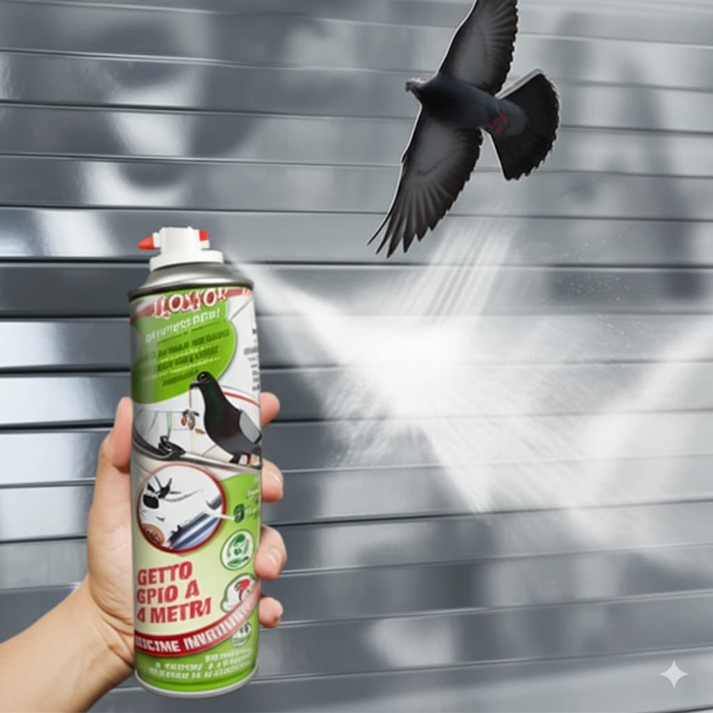 EKOSTOP Spray Disabituante per Piccioni e Volatili 750 ml 4 Metri in Protezione da animali domestici e selvatici Masterbrico - Longobardi, commercioVirtuoso.it