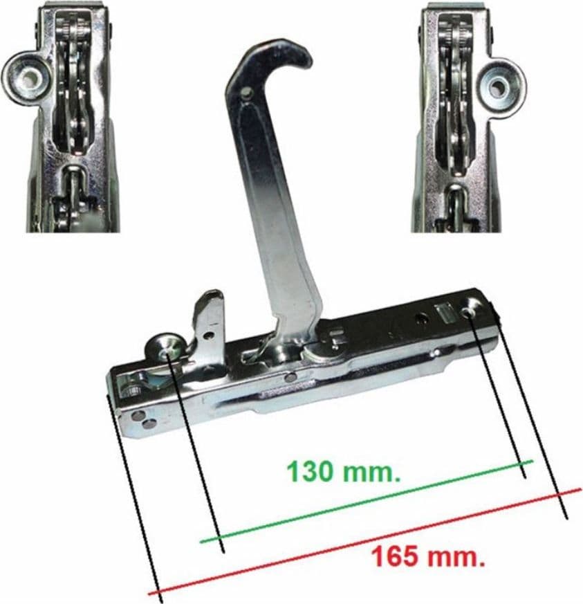 KIT 2PZ CERNIERA + PORTARULLINI PORTA FORNO CUCINA TECNOGAS mm 165 x 32 in prodotto EuroStore07 - Alatri, commercioVirtuoso.it