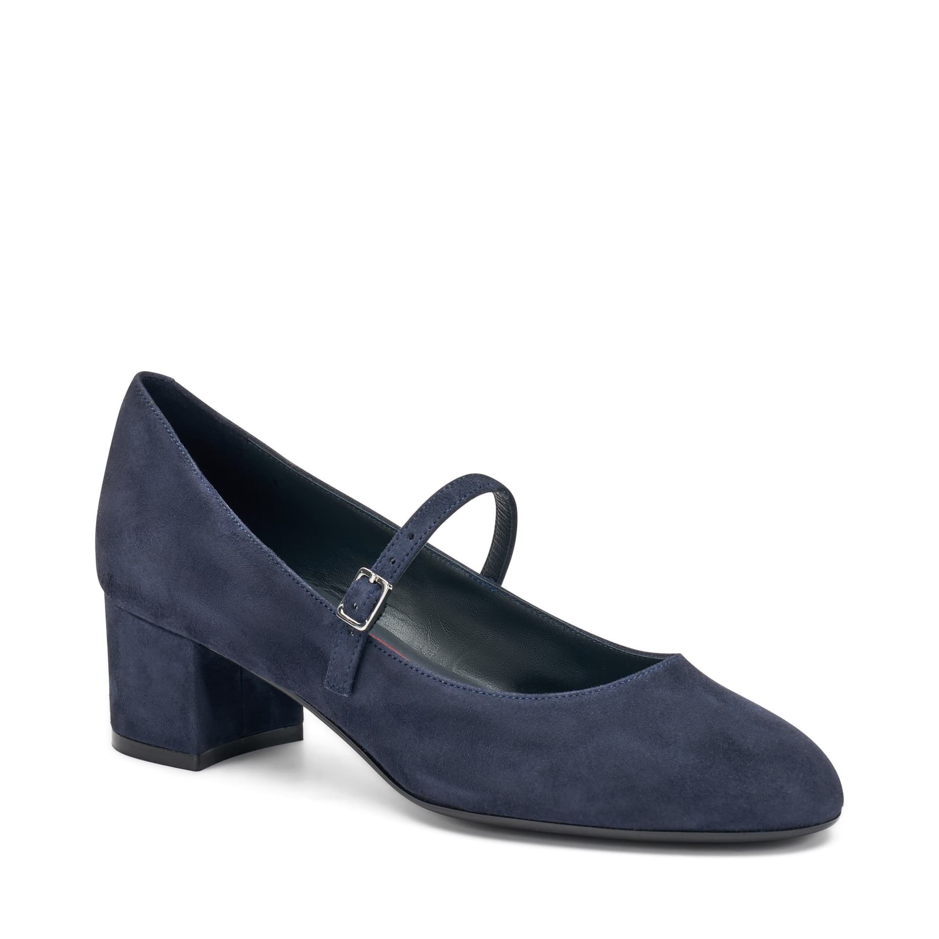 Frau Mary Jane in pelle scamosciata blu in Scarpe col tacco Teresi Calzature - Marsala, commercioVirtuoso.it