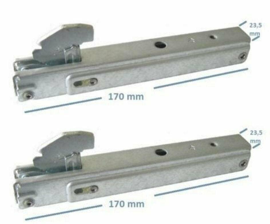 ARISTON 2 PZ CERNIERE PORTA FORNO 17 X 2,35 CM 2 VETRI C00114114 - 482000080065 in prodotto EuroStore07 - Alatri, commercioVirtuoso.it