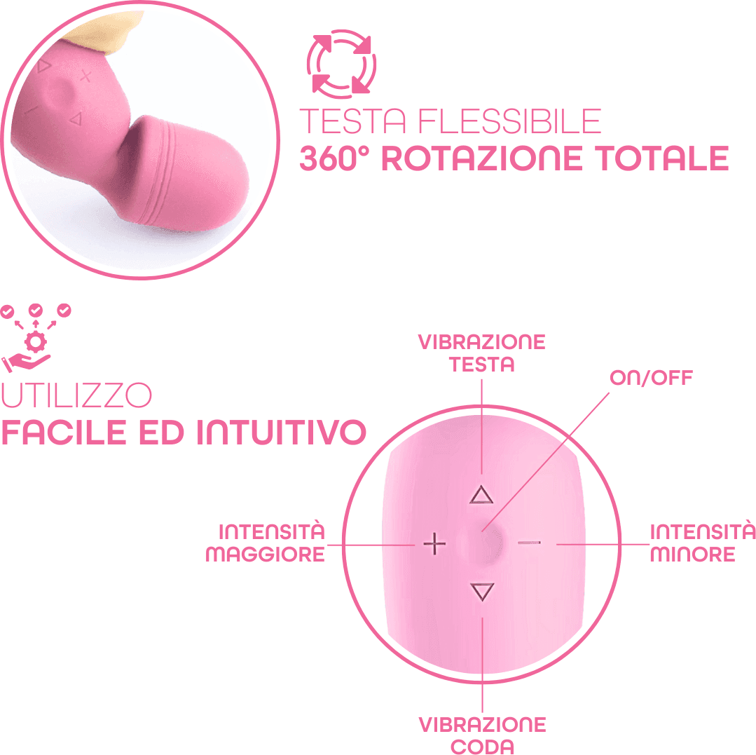 Wand Massager Vibratore Massaggiatore Ricaricabile con 10 Modalità di Vibrazione in Massaggiatori elettrici manuali Do You Erotic - Napoli, commercioVirtuoso.it