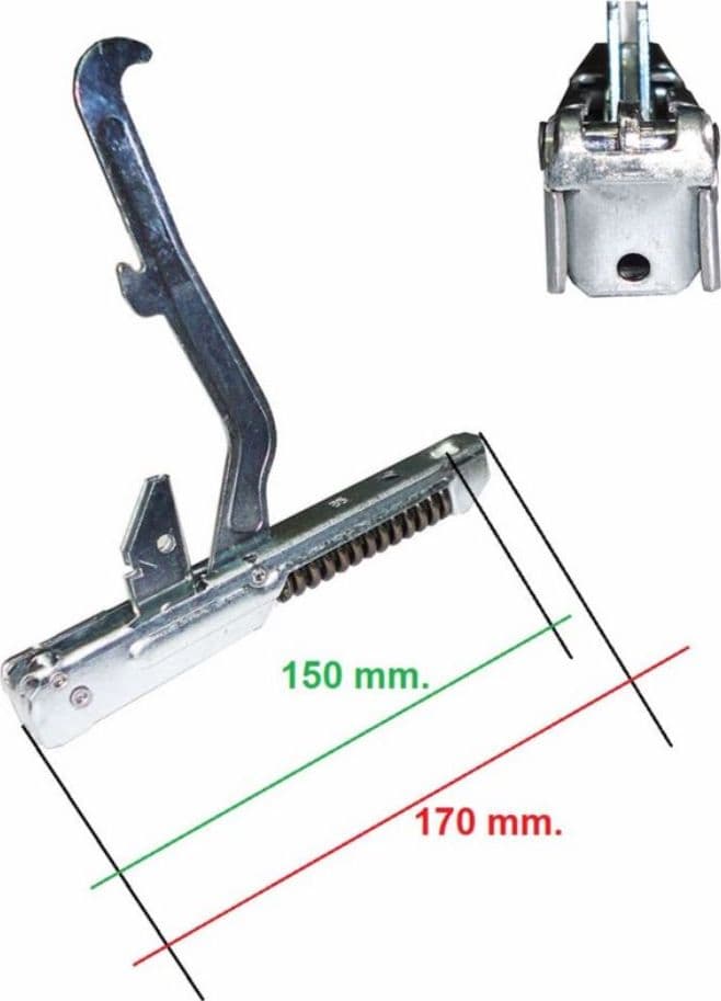 ARISTON COPPIA CERNIERE E PORTARULLI PER SPORTELLO 170 x 20 mm PORTA PESANTE in prodotto EuroStore07 - Alatri, commercioVirtuoso.it