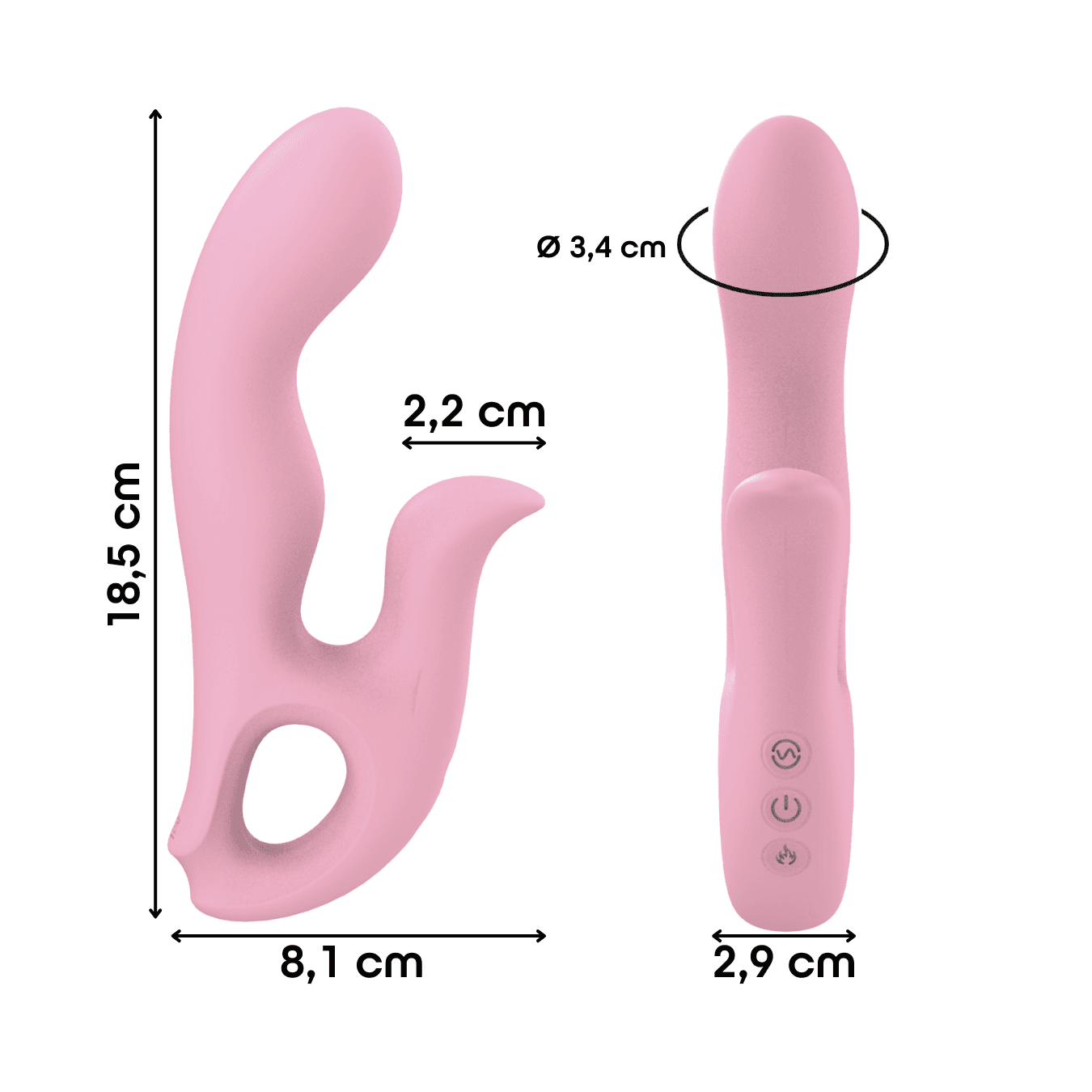 Vibratore Rabbit Riscaldante Doppia Stimolazione Clitoride e Punto G 10 Modalità in Accessori per stimolatori muscoli e nervi Do You Erotic - Napoli, commercioVirtuoso.it