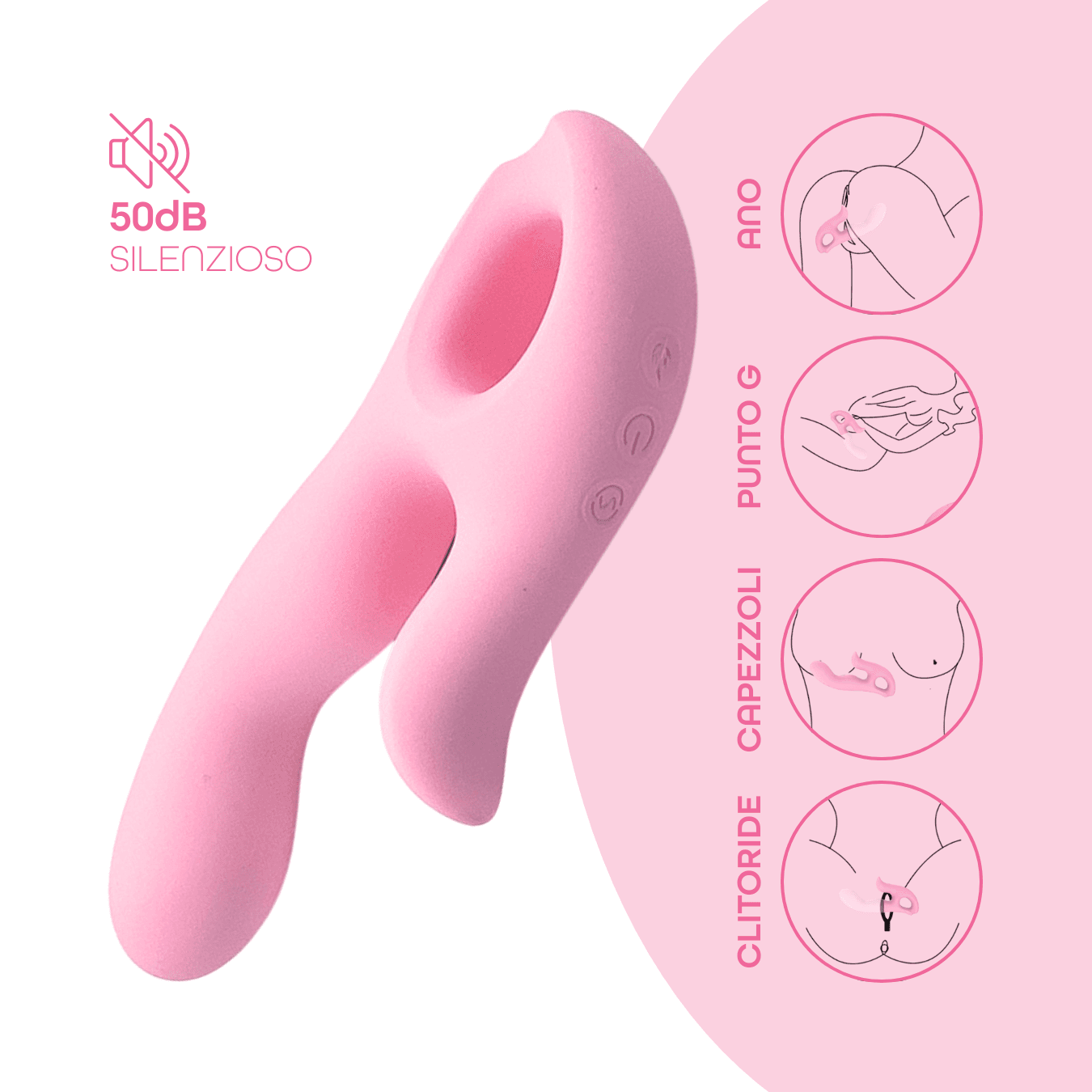 Vibratore Rabbit Riscaldante Doppia Stimolazione Clitoride e Punto G 10 Modalità in Accessori per stimolatori muscoli e nervi Do You Erotic - Napoli, commercioVirtuoso.it