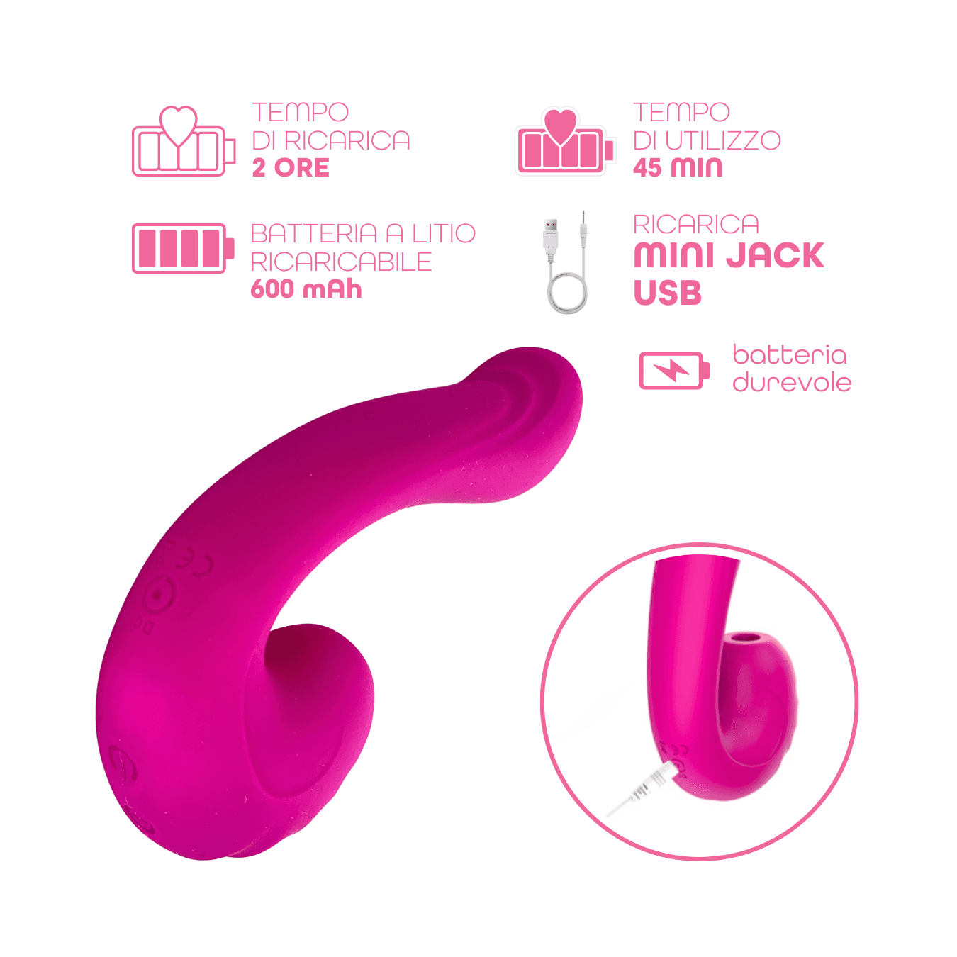 Vibratore Multifunzione Vibra e Succhia Doppia Stimolazione Punto G e Clitoride in Vibratori Lay-on Do You Erotic - Napoli, commercioVirtuoso.it