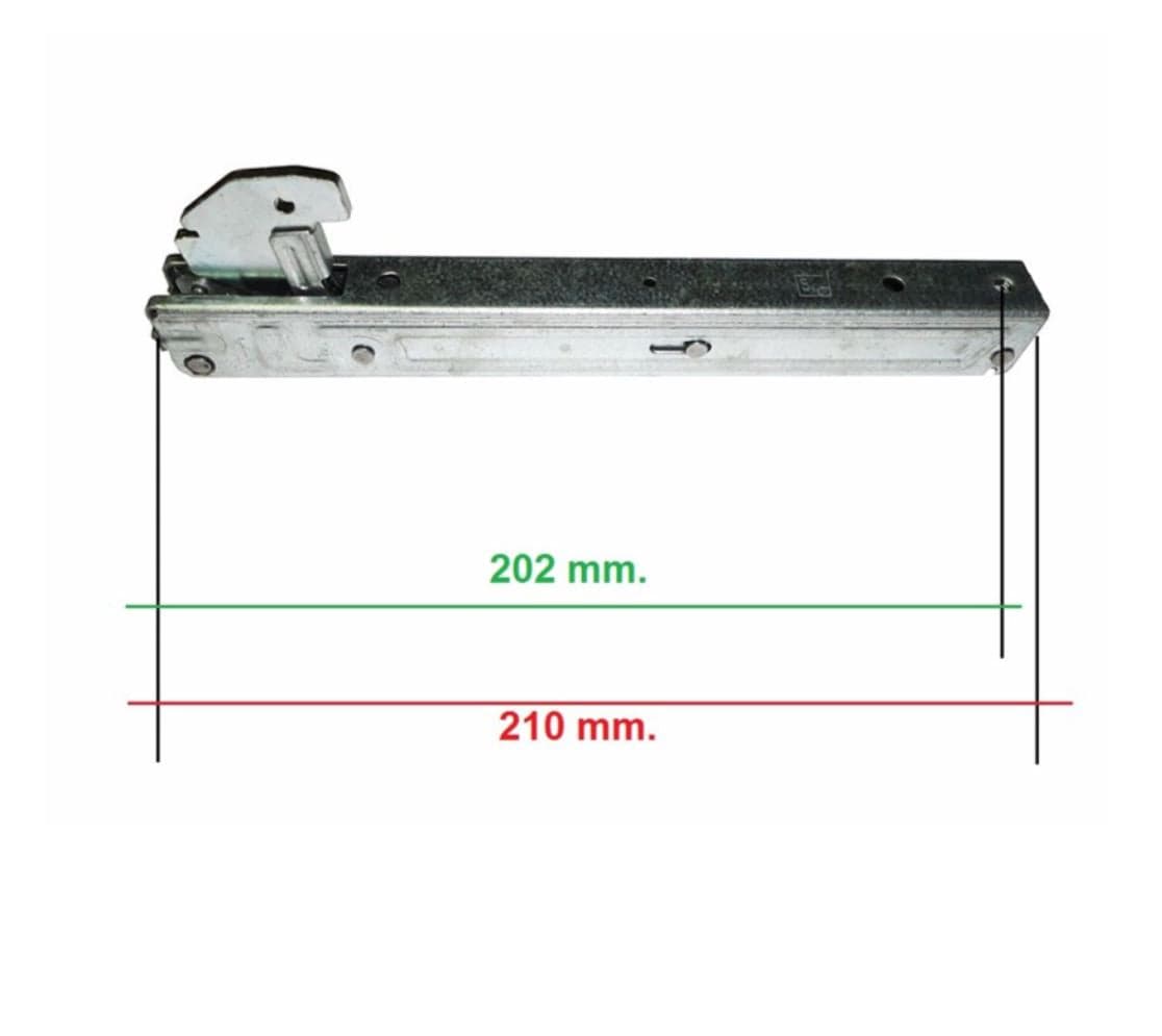 CERNIERE CERNIERA PORTA FORNO ARISTON INDESIT 210 X 21 MM PORTA PESANTE 2 PZ in prodotto EuroStore07 - Alatri, commercioVirtuoso.it
