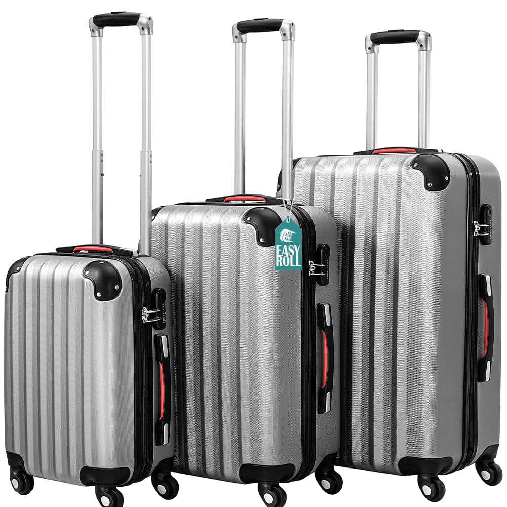 Set 3 Valigie Rigide Ruote Easy roll, Bagaglio mano e viaggio, Trolley Resistente in Bagaglio a mano Danyx - Casoria, commercioVirtuoso.it