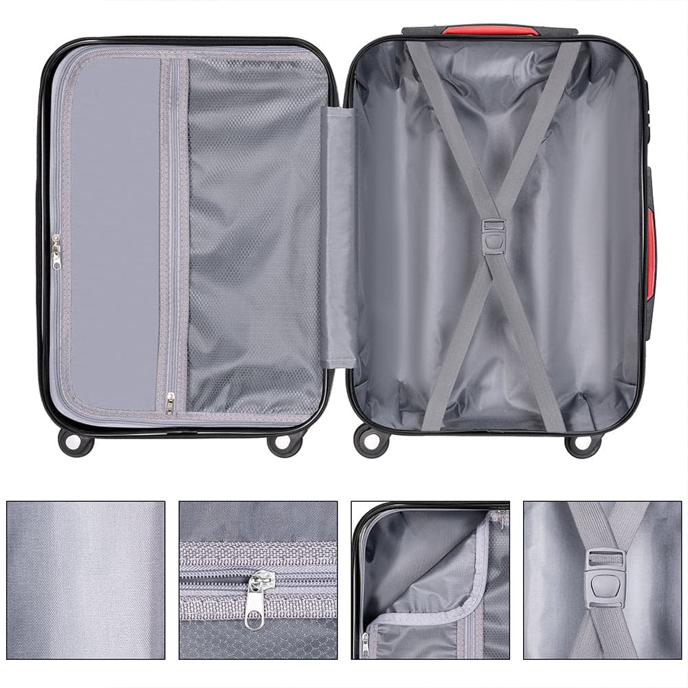 Set 3 Valigie Rigide Ruote Easy roll, Bagaglio mano e viaggio, Trolley Resistente in Bagaglio a mano Danyx - Casoria, commercioVirtuoso.it