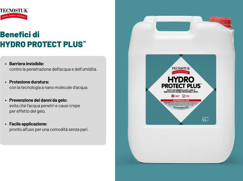 Tecnostuk Hydro Protect Plus – Protettivo idrorepellente in Impermeabili Masterbrico - Longobardi, commercioVirtuoso.it