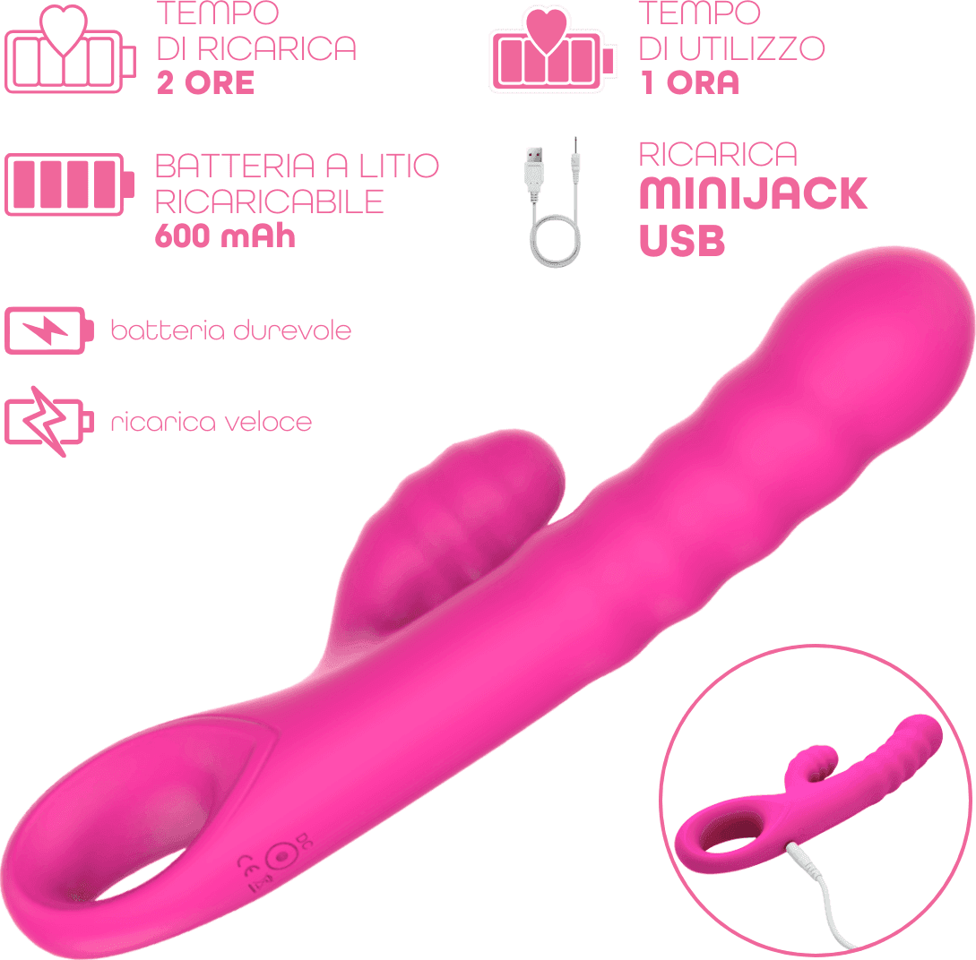 Vibratore Rabbit Doppia Stimolazione Punto G Clitoride in Silicone Ricaricabile in Vibratori Rabbit Do You Erotic - Napoli, commercioVirtuoso.it