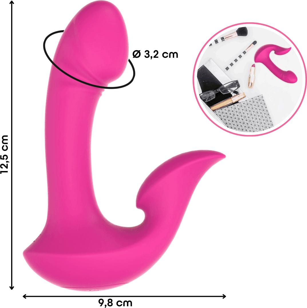 Vibratore Doppia Stimolazione Punto G e Clitoride 10 Modalità Controllo con App in Vibratori proiettile e ovuli vibranti Do You Erotic - Napoli, commercioVirtuoso.it