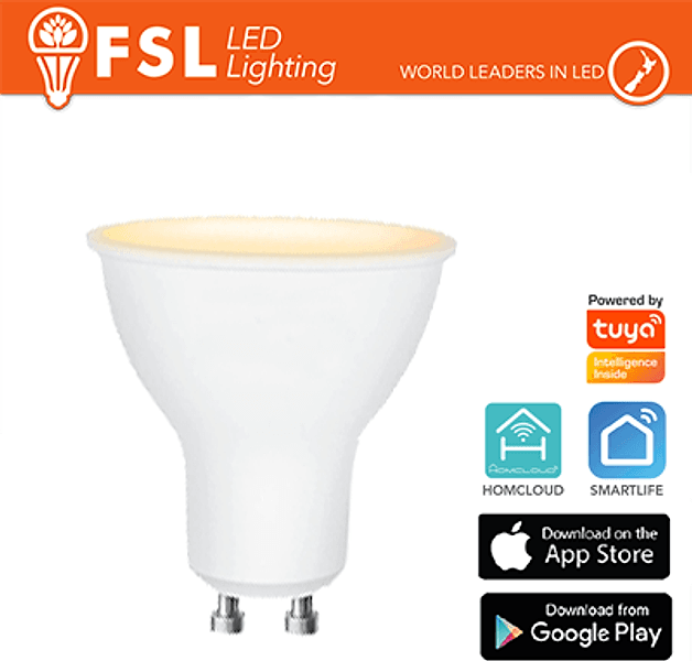 Lampada GU10 SMART BEACON TECH 6w 3WHITE Dim + EXPO