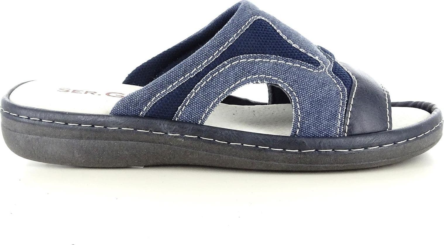SER.GO` 1982103 CIABATTA UOMO in Pantofole 3A Moda Mare Sport - Bellaria Igea Marina, commercioVirtuoso.it