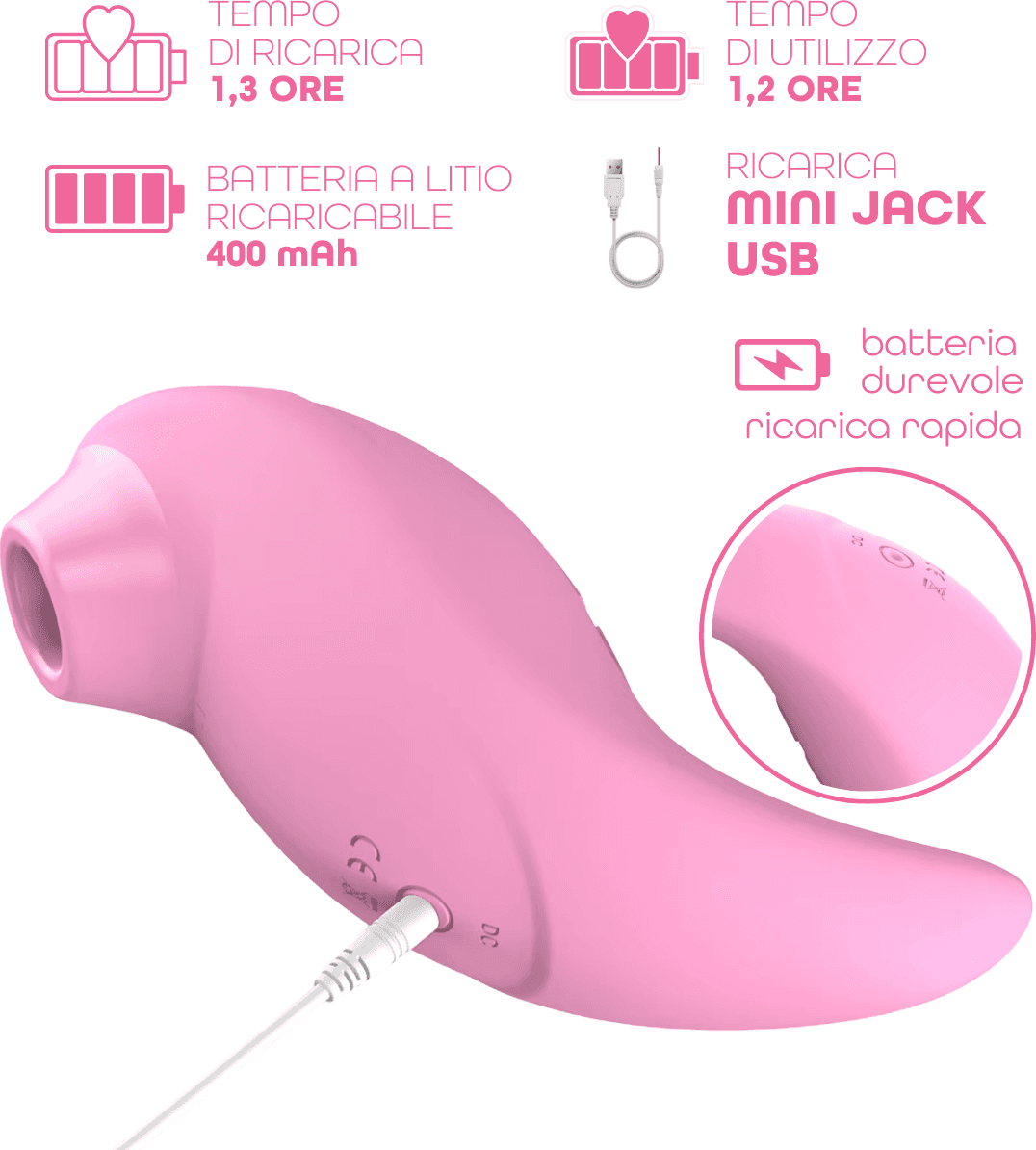 Succhia Clitoride Vibra 2in1 con Vibratore in Silicone sex toy multifunzione in Succhia clitoride Do You Erotic - Napoli, commercioVirtuoso.it