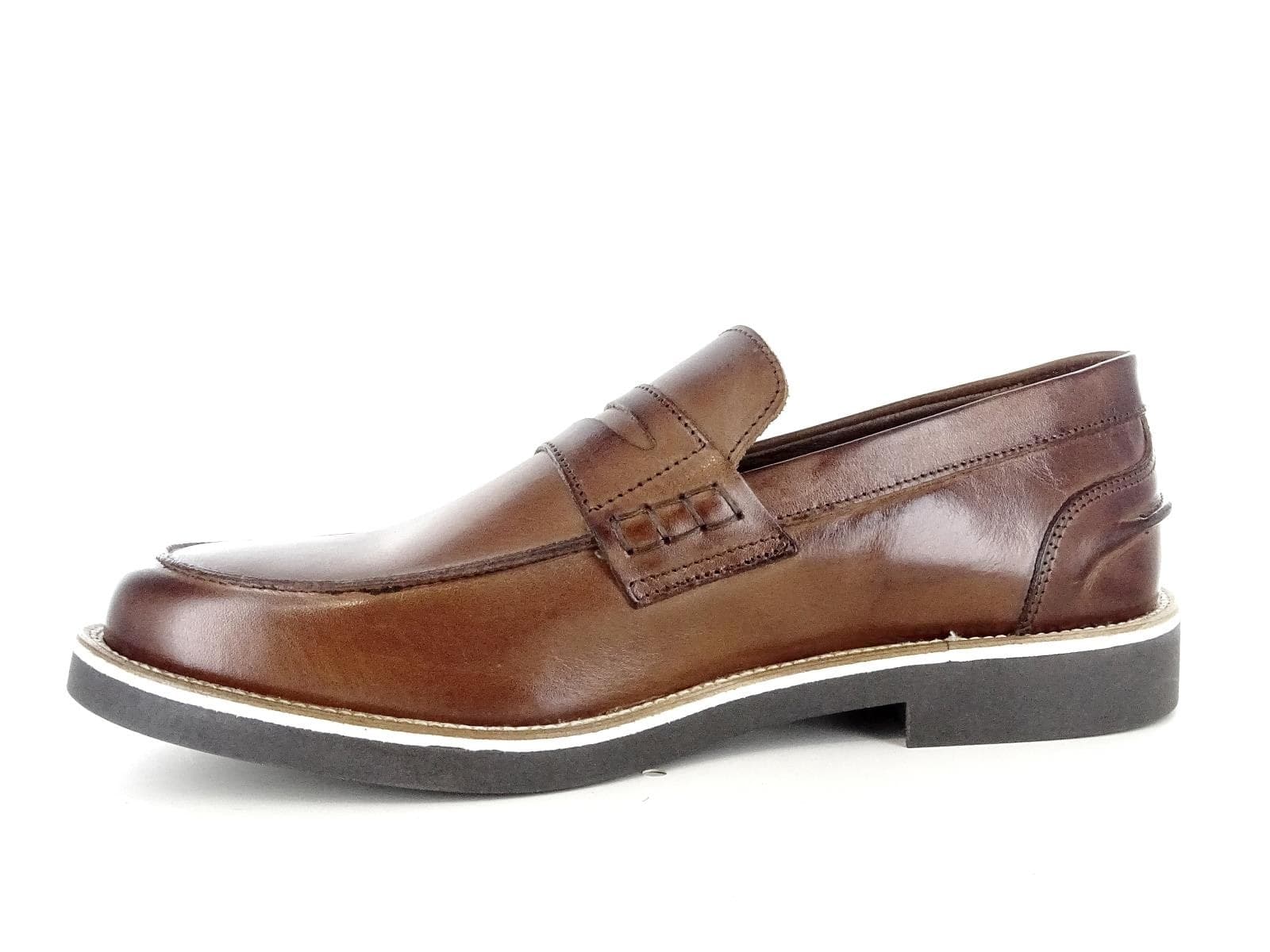 ESSEFFE 014PELLE MOCASSINO UOMO in Loafer e mocassini 3A Moda Mare Sport - Bellaria Igea Marina, commercioVirtuoso.it