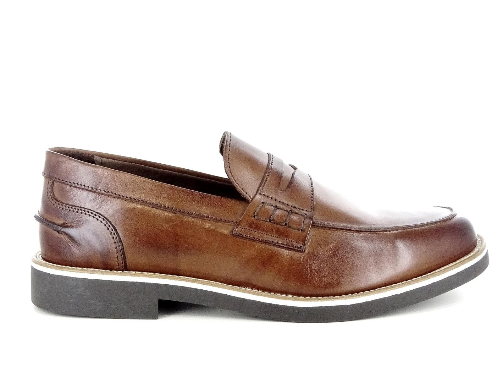 ESSEFFE 014PELLE MOCASSINO UOMO - 6