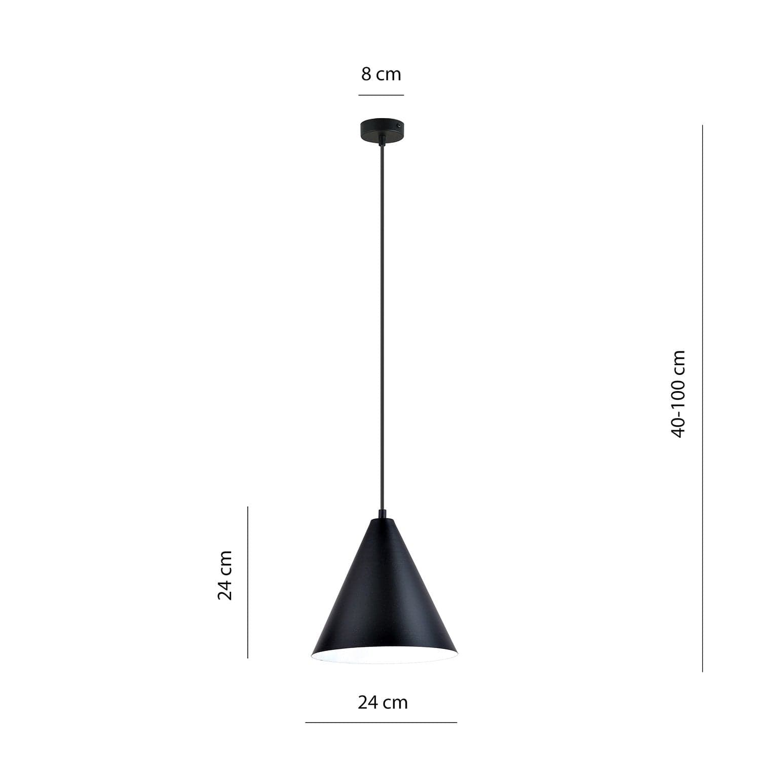 Sospensione Nordica Rebel 1 Luce In Acciaio Nero in Lampade a sospensione LuceArt - Montecorvino Pugliano, commercioVirtuoso.it