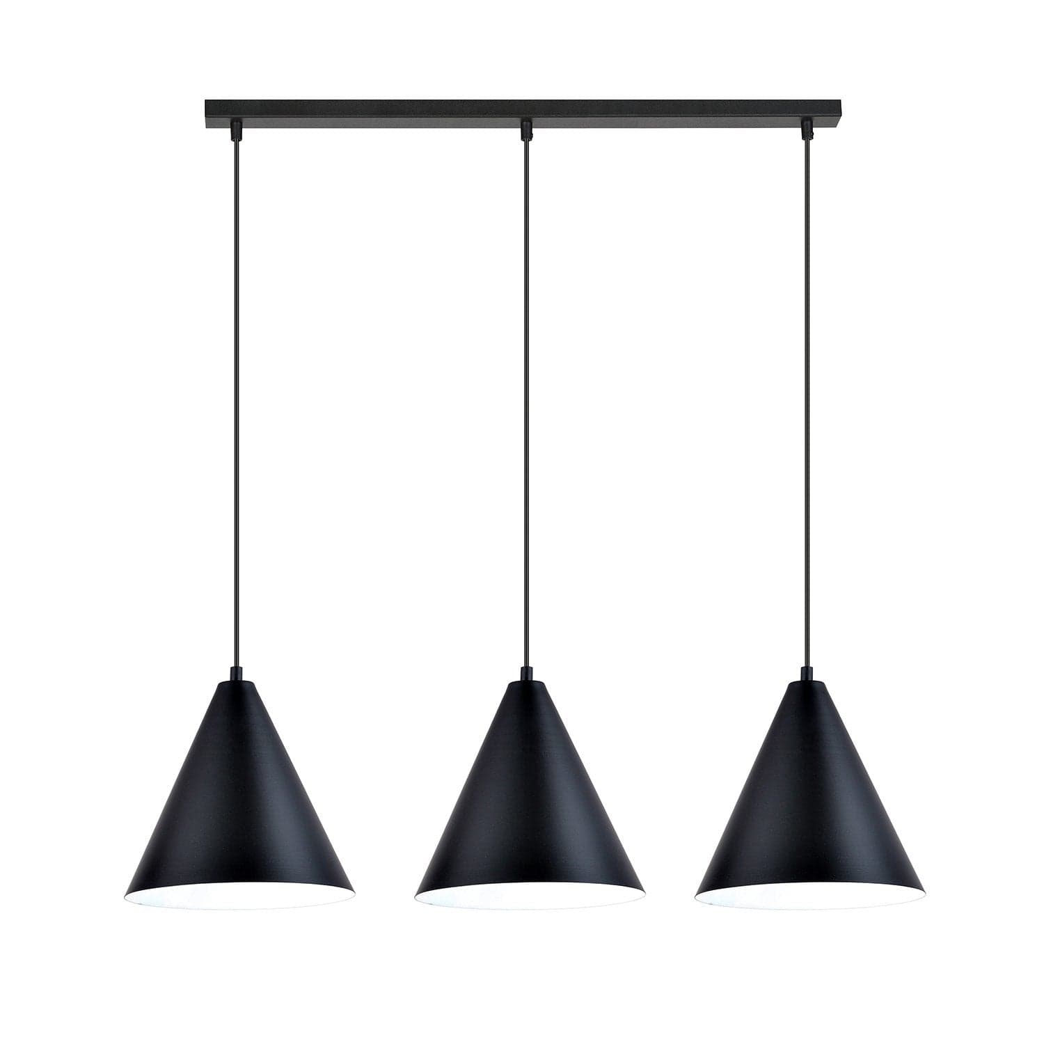 Sospensione Nordica Rebel 3 Luci In Acciaio Nero in Lampade a sospensione LuceArt - Montecorvino Pugliano, commercioVirtuoso.it