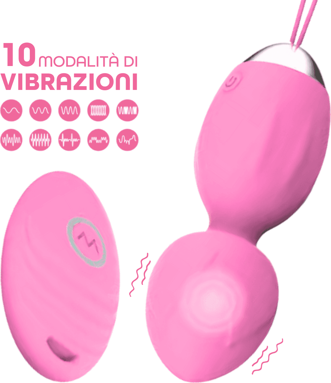 Ovetto Vibrante Doppia Sfera Telecomandato con 10 Modalità Vibratore in Silicone in Vibratori proiettile e ovuli vibranti Do You Erotic - Napoli, commercioVirtuoso.it