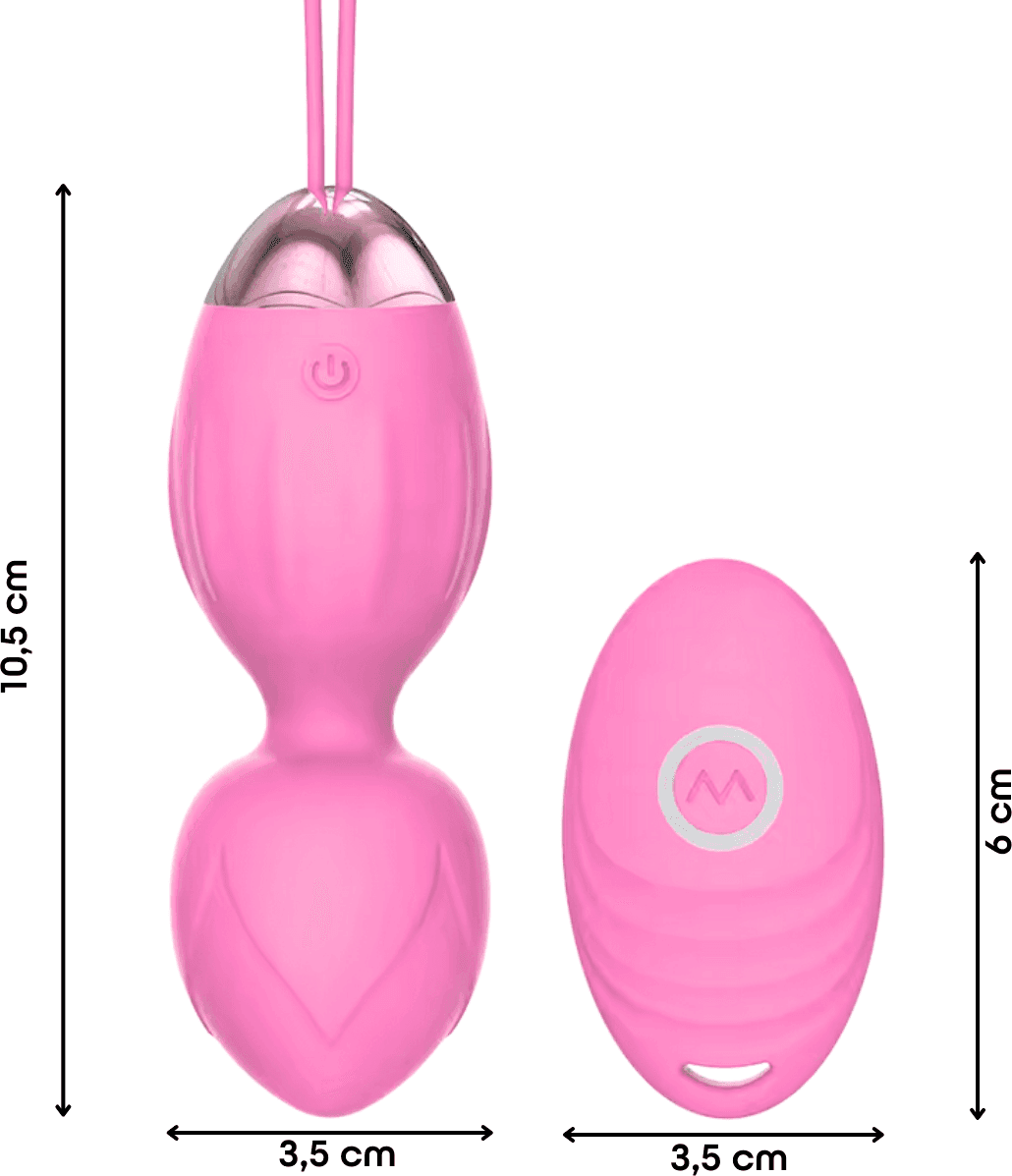 Ovetto Vibrante Doppia Sfera Telecomandato con 10 Modalità Vibratore in Silicone in Vibratori proiettile e ovuli vibranti Do You Erotic - Napoli, commercioVirtuoso.it