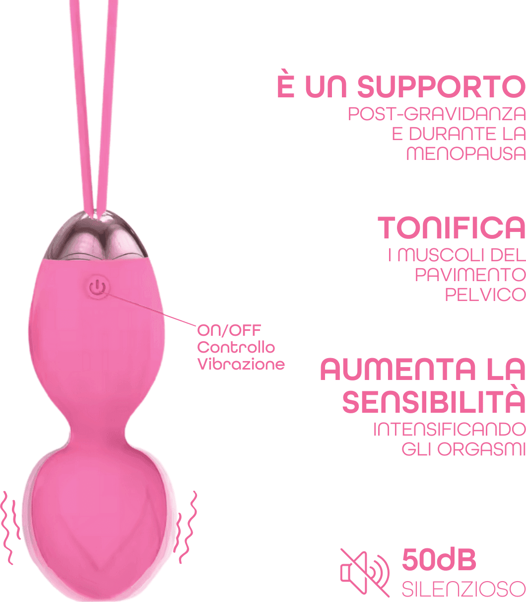 Ovetto Vibrante Doppia Sfera Telecomandato con 10 Modalità Vibratore in Silicone in Vibratori proiettile e ovuli vibranti Do You Erotic - Napoli, commercioVirtuoso.it